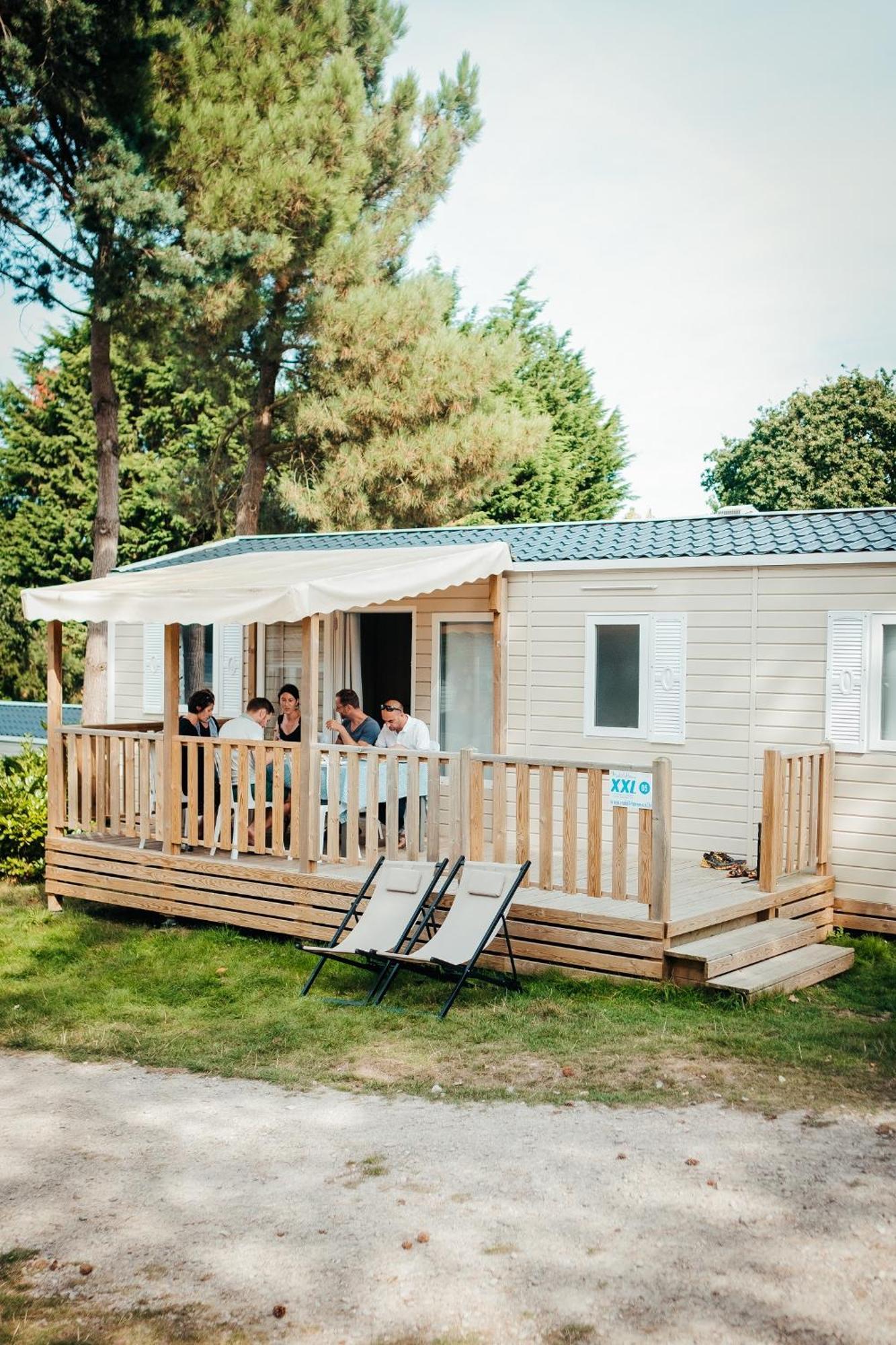 Mobil Home Xxl 4 Chambres - Medrose Camping Saint-Thomé Esterno foto